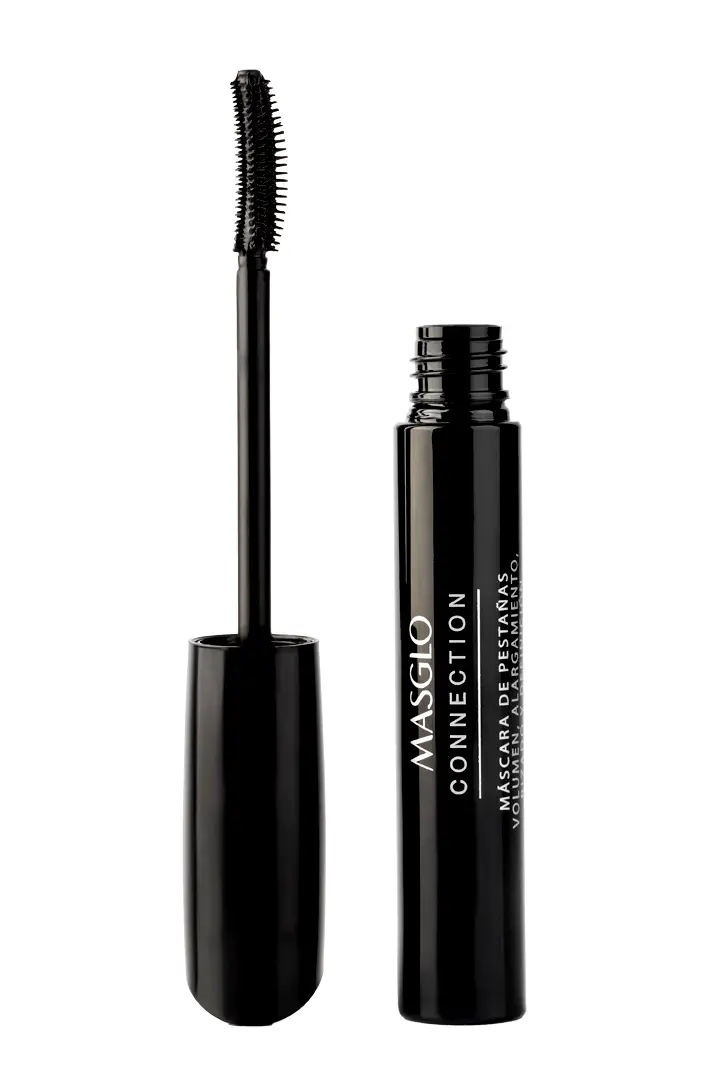 CONNECTION - PESTAÑINA A PRUEBA DE AGUA MASGLO COSMETICS 9 GR - TONO NEGRO