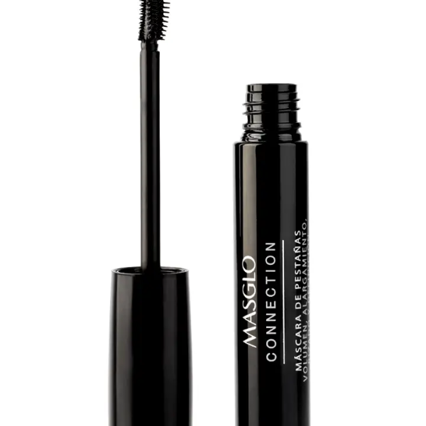 CONNECTION - PESTAÑINA A PRUEBA DE AGUA MASGLO COSMETICS 9 GR - TONO NEGRO