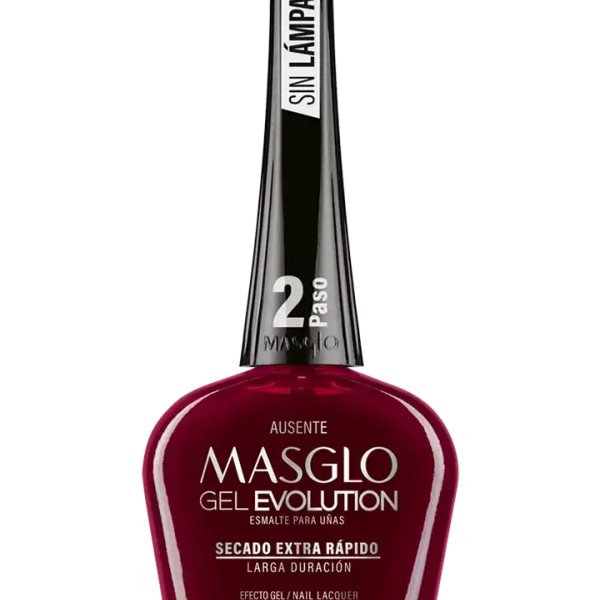 AUSENTE - ESMALTE GEL EVOLUTION EFECTO GEL MASGLO 13,5 ML CREMOSO - GAMA ROJO
